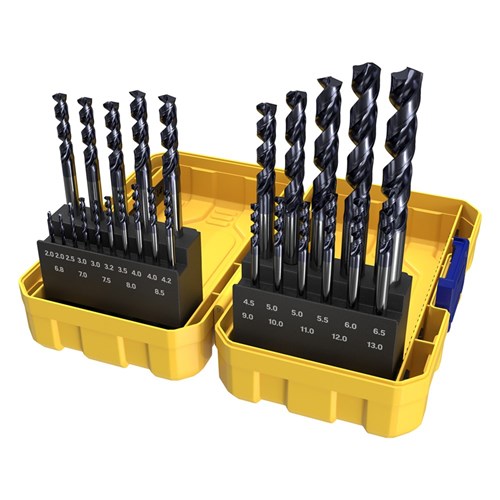 26 Piece | Alpha Stainless Plus Site Ready Metric Tuffbox Pro Drill Set