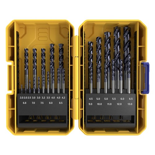 26 Piece | Alpha Stainless Plus Site Ready Metric Tuffbox Pro Drill Set