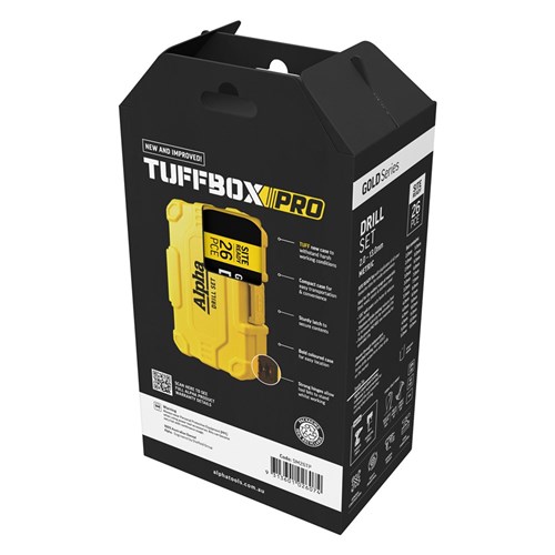 26 Piece | Alpha Gold Series Site Ready Metric Tuffbox Pro Drill Set