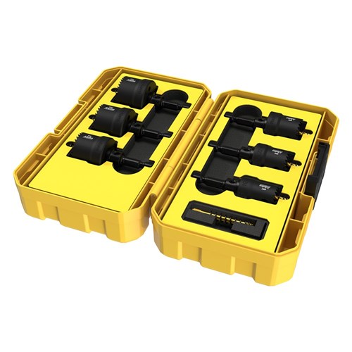 7 Piece | Alpha Impact Thin Metal Tuffbox Pro Holesaw Set