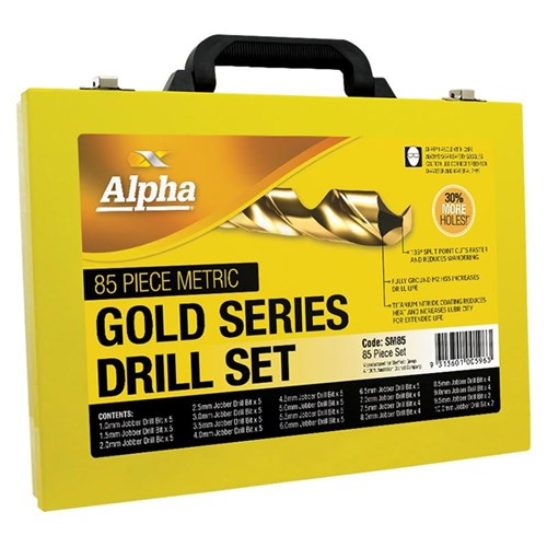 85 Piece | Alpha Gold Series Metric Metal Box