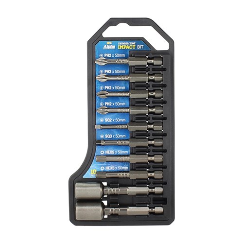 Thunderzone: 10 Piece Impact Bit Set